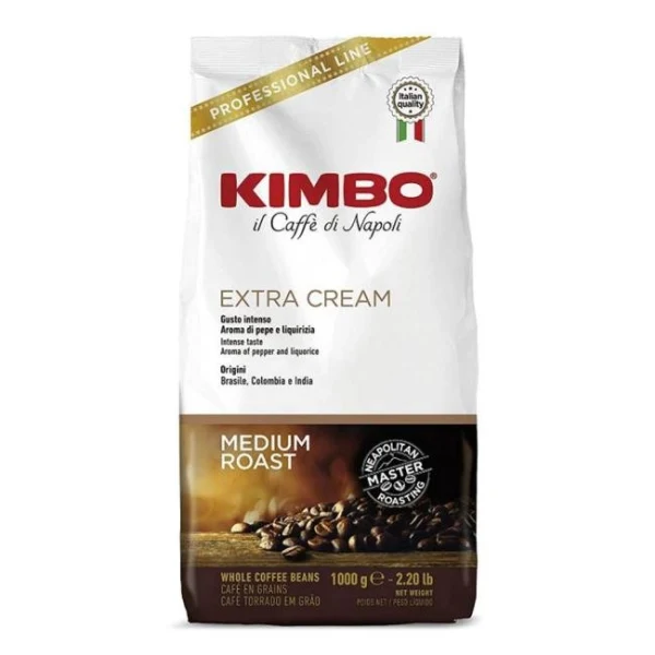 Káva KIMBO Espresso Bar Extra Cream, zrnková 1 kg 