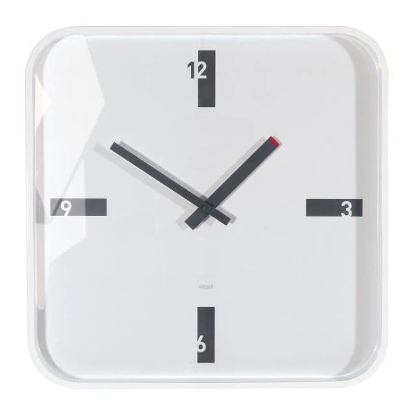 Nástenné hodiny artetempus Mezo 35x35cm biele 