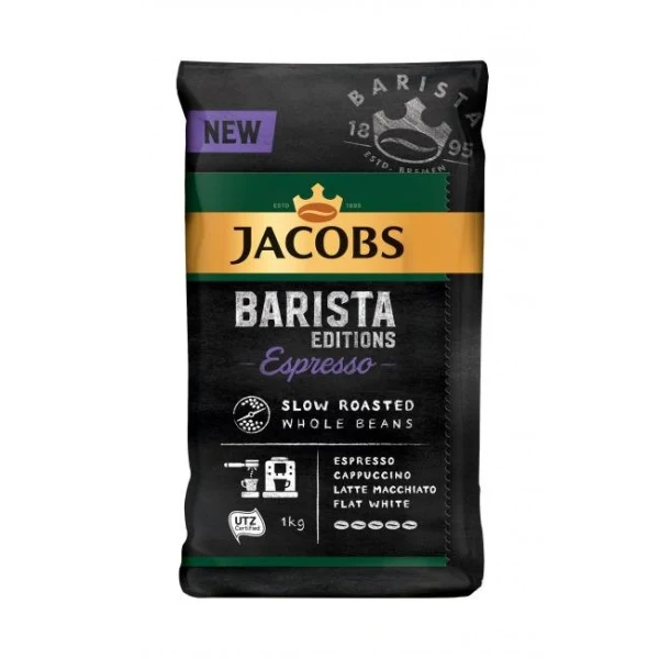 Káva JACOBS Barista Espresso zrnková 1 kg 