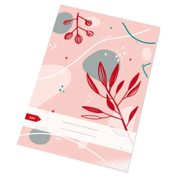 Zošit 444, A4, 40 listov, linajkový 